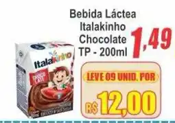 Serrano Supermercado Bebida Láctea Italakinho Chocolate oferta