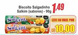Serrano Supermercado Biscoito Salgadinho Salkim (sabores) oferta