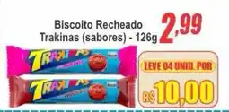 Serrano Supermercado Biscoito Recheado Trakinas (sabores) oferta
