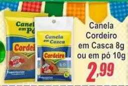 Serrano Supermercado Canela Cordeiro oferta