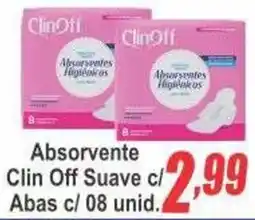Serrano Supermercado Absorvente Clin Off Suave oferta