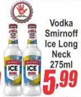 Serrano Supermercado Vodka Smirnoff Ice Long Neck oferta