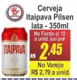 Serrano Supermercado Cerveja Itaipava Pilsen lata oferta