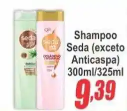Serrano Supermercado Shampoo seda (exceto anticaspas) oferta