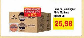 Spani Atacadista Caixa De Hambúrguer Misto Montana oferta
