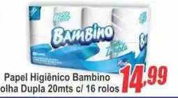 Serrano Supermercado Papel Higiênico Bambino oferta
