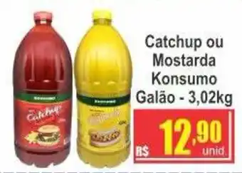 Serrano Supermercado Catchup ou Mostarda Konsumo oferta