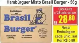 Serrano Supermercado Hambúrguer misto brasil burger oferta