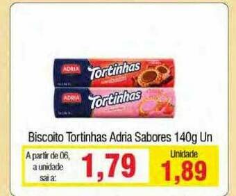 Spani Atacadista Biscoito Tortinhas Adria Sabores oferta