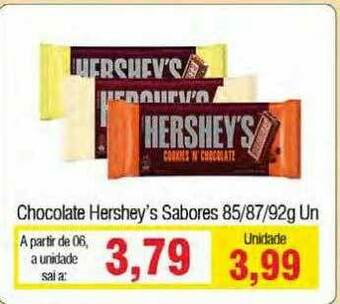 Spani Atacadista Chocolate Hershey's Sabores oferta