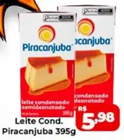 Super Rede Atacadista Leite Cond. Piracanjuba oferta