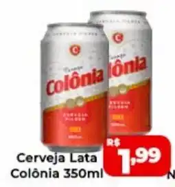 Super Rede Atacadista Cerveja Lata Colônia oferta