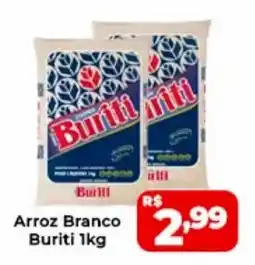 Super Rede Atacadista Arroz branco buriti oferta