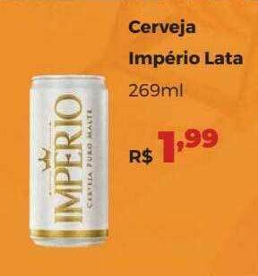 Villarreal Supermercados Cerveja Império Lata oferta