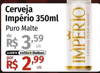 Supermercado Dalben Cerveja Império Puro Malte oferta