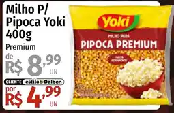 Supermercado Dalben Milho p/ pipoca yoki premium oferta