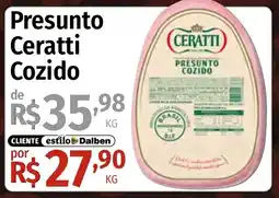 Supermercado Dalben Presunto ceratti cozido oferta