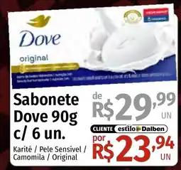 Supermercado Dalben Sabonete dove original oferta