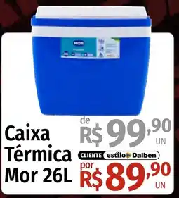 Supermercado Dalben Caixa Térmica Mor 26L oferta
