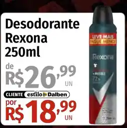Supermercado Dalben Desodorante Rexona oferta