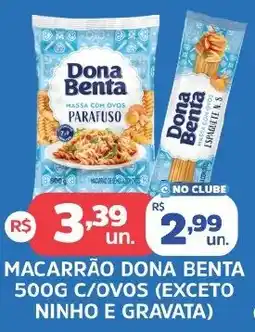 Supermercados Correia Macarrão dona benta oferta