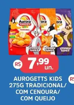 Supermercados Correia Aurogetts kids tradicional/ com cenoura/ com queijo oferta