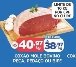 Supermercados Correia Coxão mole bovino peça, pedaço ou bife oferta