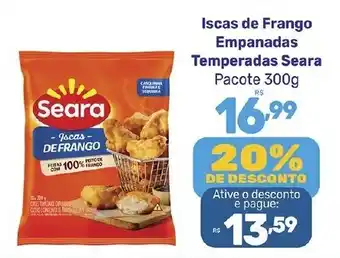 Iscas de frango empanadas
