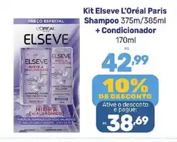 Supermercados Jau Serve Kit Elseve L'oreal paris oferta