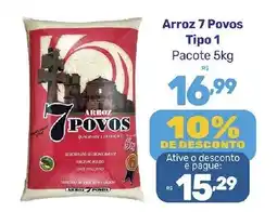 Supermercados Jau Serve Arroz 7 povos tipo 1 oferta