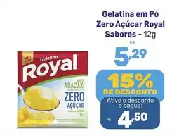 Supermercados Jau Serve Gelatina em Pó Zero Açúcar Royal Sabores oferta