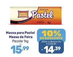 Supermercados Jau Serve Massa para Pastel Massa da Feira oferta