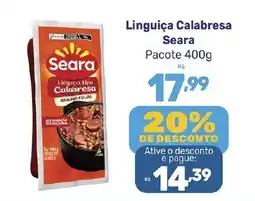 Supermercados Jau Serve Linguiça calabresa oferta