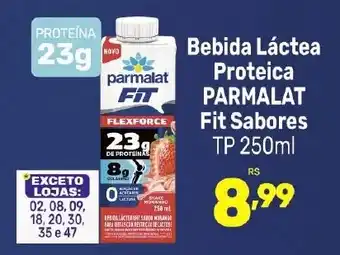 Bebida Láctea Proteica Parmalat Fit Sabores
