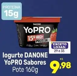 Supermercados Jau Serve Iogurte danone yopro sabores oferta