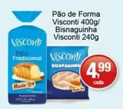Supermercados Rod e Raf Pão de Forma Visconti oferta