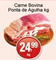 Supermercados Rod e Raf Carne Bovina Ponta de Agulha oferta