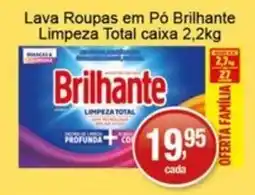 Supermercados Rod e Raf Lava Roupas em Pó Brilhante Limpeza Total oferta