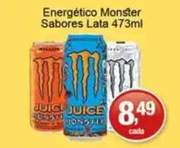 Supermercados Rod e Raf Energético Monster Sabores Lata oferta
