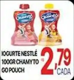 Iogurte nestlé 100gr chamyto go pouch