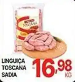 Supermercados Santa Helena linguiça toscana sadia oferta