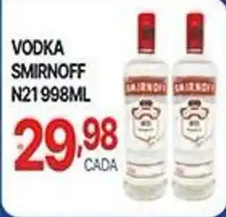 Supermercados Santa Helena Vodka smirnoff oferta