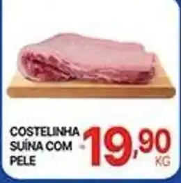 Supermercados Santa Helena costelinha suína com pele oferta
