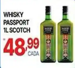 Supermercados Santa Helena whisky passport 1l scotch oferta