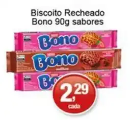 Supermercados Rod e Raf Biscoito recheado bono sabores oferta