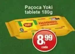 Supermercados Rod e Raf Paçoca yoki tablete oferta