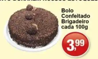 Supermercados Rod e Raf Bolo Confeitado Brigadeiro oferta