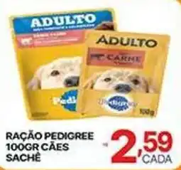 Supermercados Santa Helena Ração pedigree cães adulto oferta