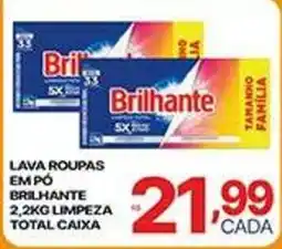 Supermercados Santa Helena Lava roupas em pó brilhante oferta