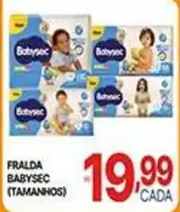Supermercados Santa Helena Fralda babysec (tamannhos) oferta